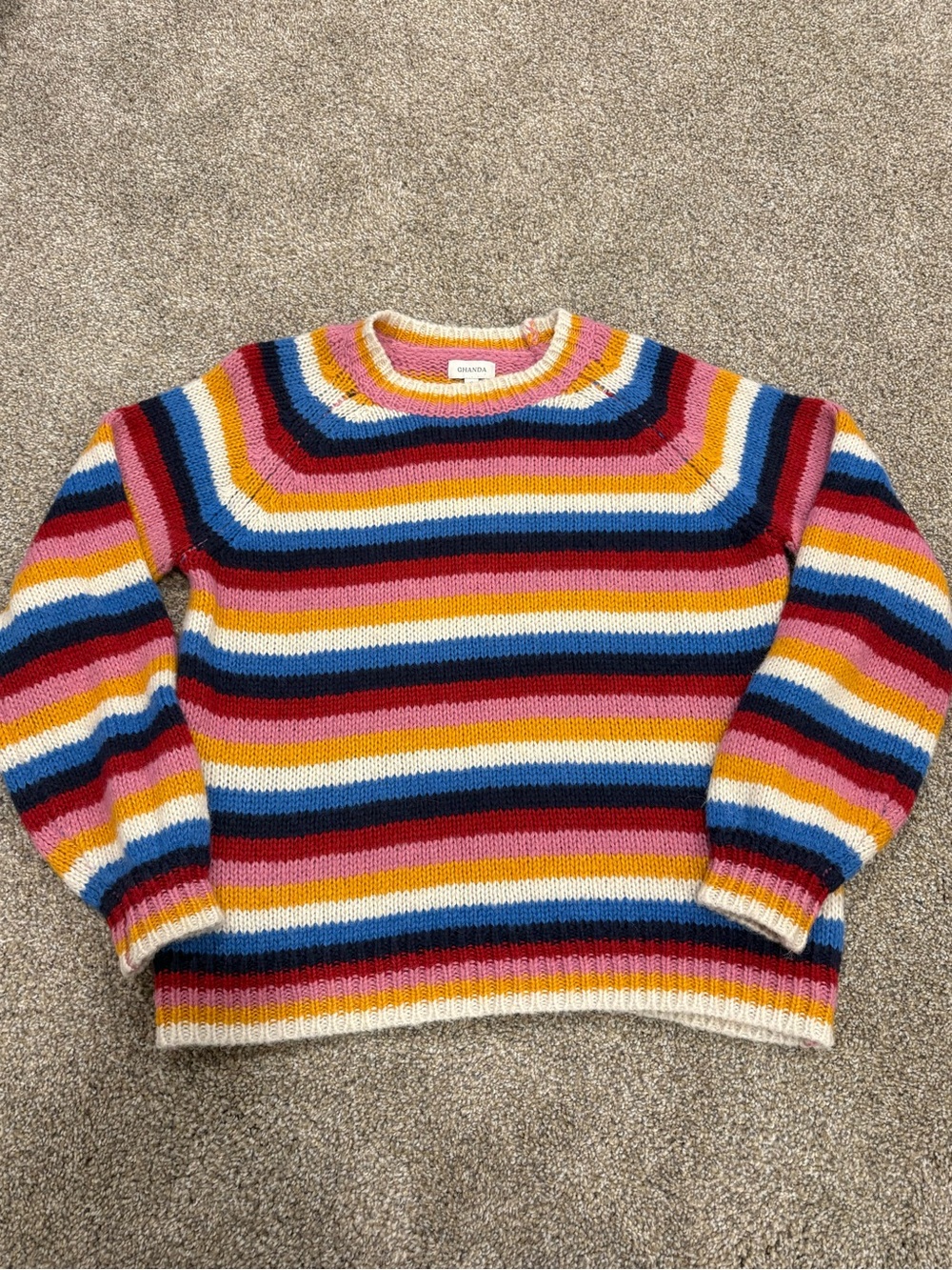 Ghanda Multicolor Urban Knit Sweater